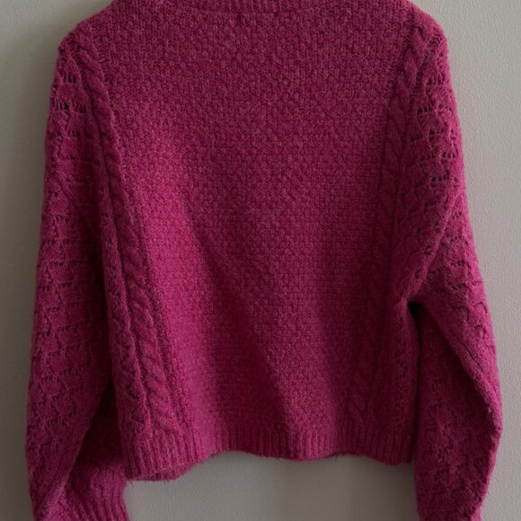 Esqualo Pink Cardigan Sweater — Elegant & Cozy! - Picture 4 of 6